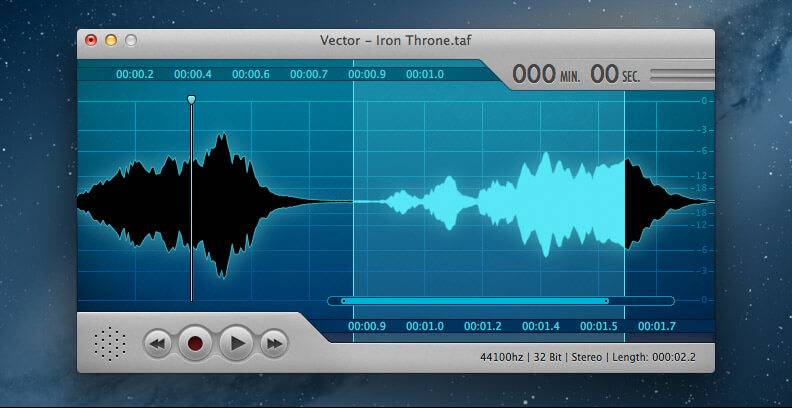 Audio Editor For Mac